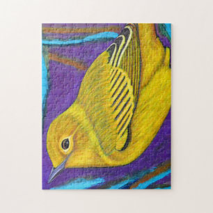 Puzzle de fauvette jaune