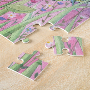 Puzzle de fée et de coccinelle avec Tin