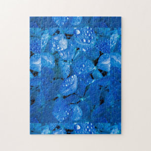 Puzzle de fleurs Blue Hydrangea