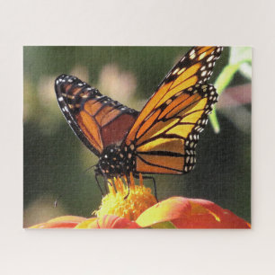 Puzzle de fleurs de tournesol des papillons Monarq