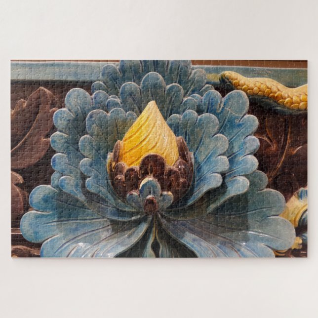 Puzzle de fleurs Lotus (Horizontal)