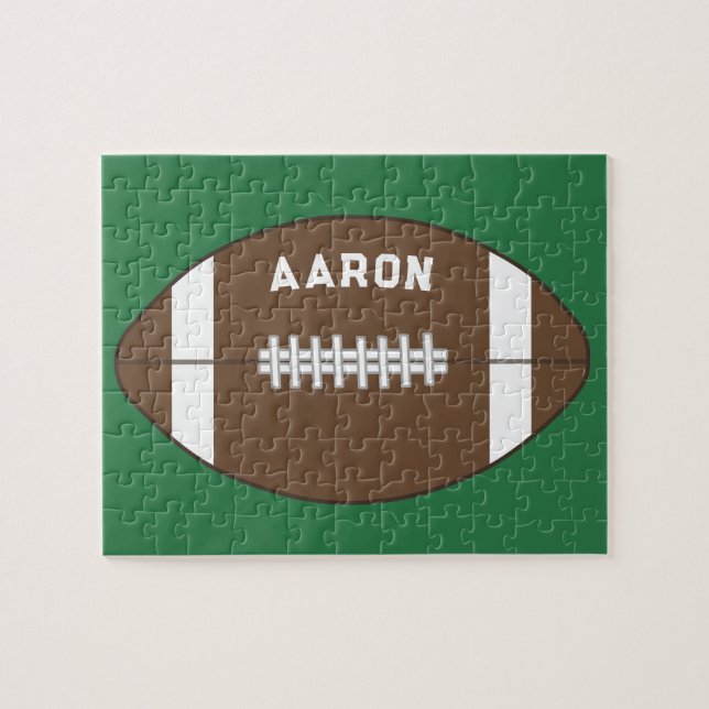 Puzzle de football personnalisé (Horizontal)