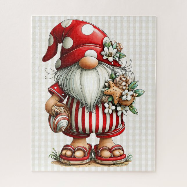 Puzzle de gnome d'été (Vertical)