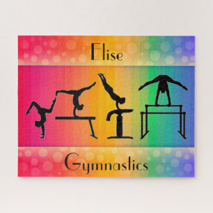 Puzzle de gymnastique - Arc-en-ciel avec événement