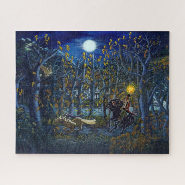 Puzzle de Halloween Headless Horseman (Horizontal)