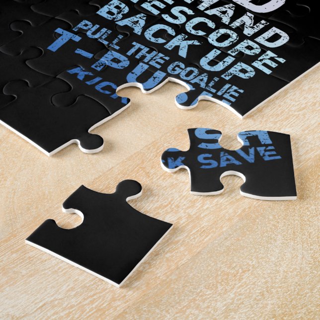 Puzzle de hockey Goalie Jigsaw (Côté)