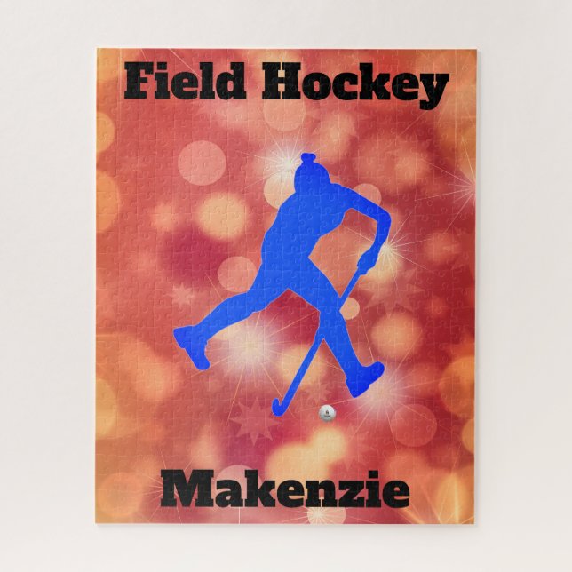 Puzzle de hockey sur gazon pour filles (Vertical)