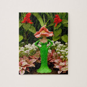 Puzzle de jardin autosuffisant