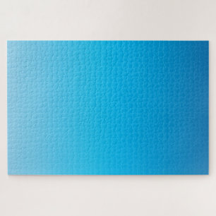 Puzzle de jigsaw, dégradé de couleurs du ciel bleu