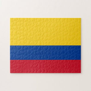 Puzzle de Jigsaw, le drapeau de la Colombie