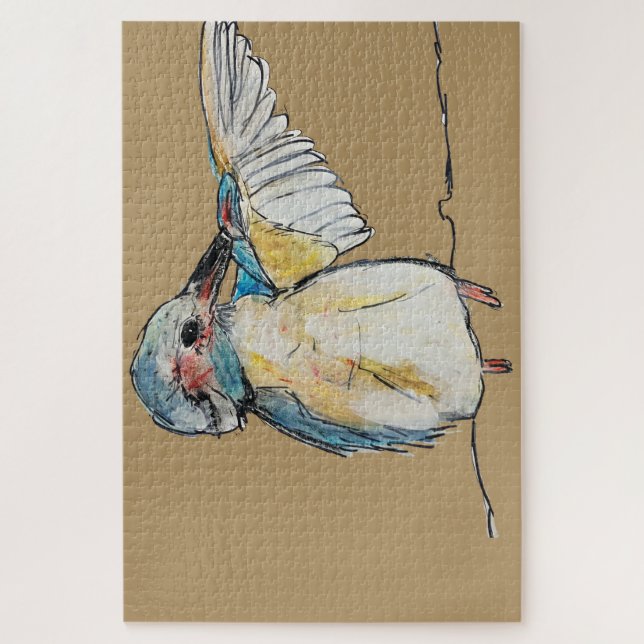 Puzzle de Kingfisher Spirituel par Molly Magdalain (Vertical)