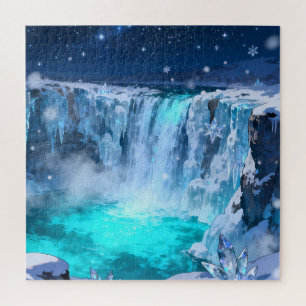 Puzzle de la cascade de cristal gelé