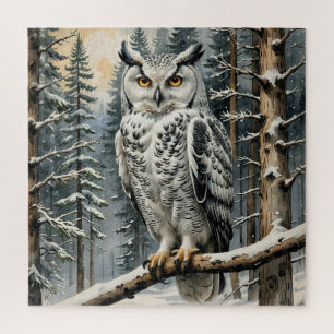 Puzzle de la Chouette d'hiver