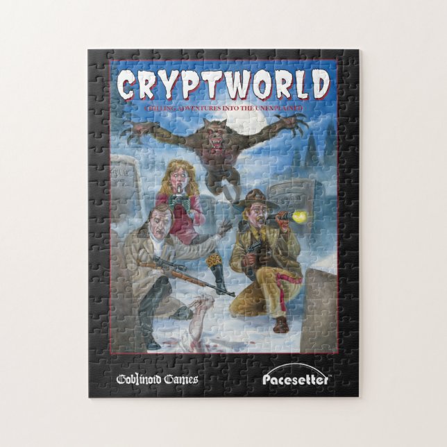 Puzzle de la couverture 10x14 de jeu de CRYPTWORLD (Vertical)