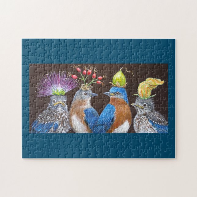 Puzzle de la famille Bluebird (Horizontal)