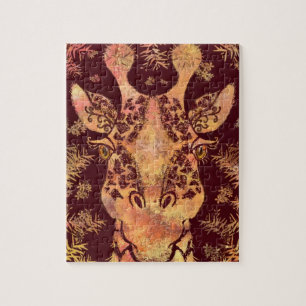 Puzzle de la girafe - Peinture