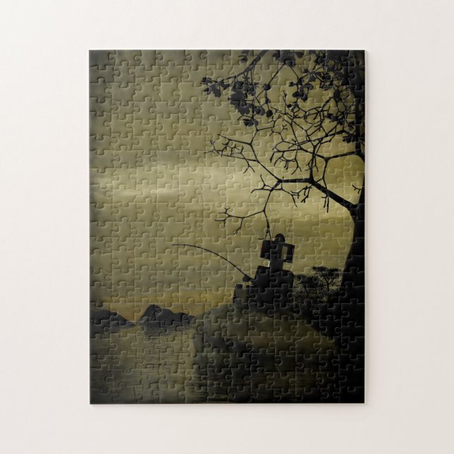 Puzzle de la pêche robotique (Vertical)