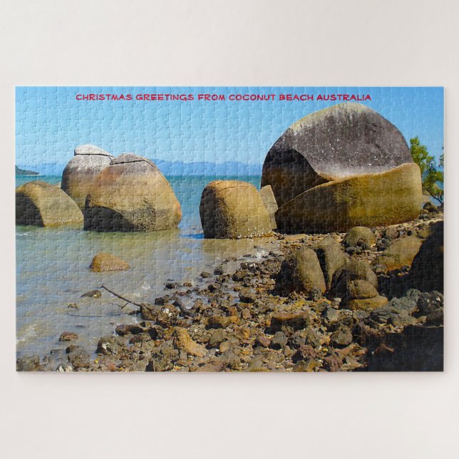 Puzzle de la plage de noix de coco en Australie (Horizontal)