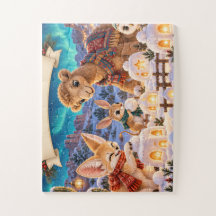 Puzzle de la première neige des amis du désert