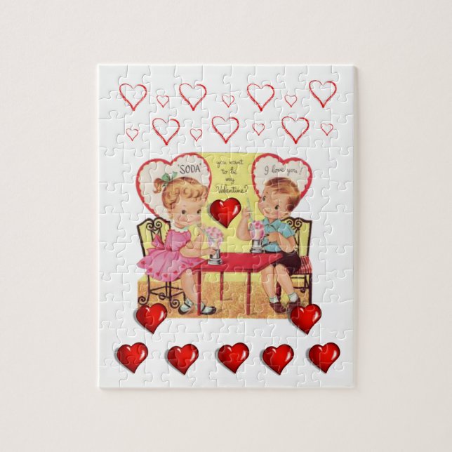 Puzzle de la Saint Valentin (Vertical)