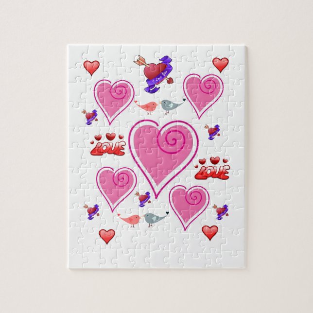 Puzzle de la Saint Valentin (Vertical)