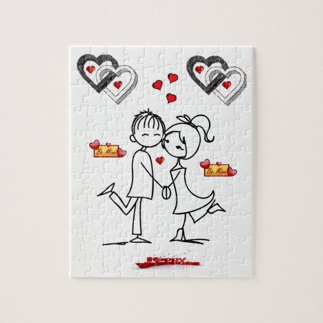 Puzzle de la Saint Valentin (Vertical)