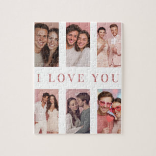 Puzzle de la Saint-Valentin Photos de collage pe
