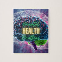 Puzzle de la santé mentale.