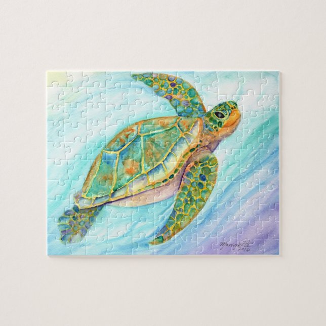 Puzzle de la tortue de mer (Horizontal)