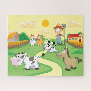 Puzzle de la vie à la ferme