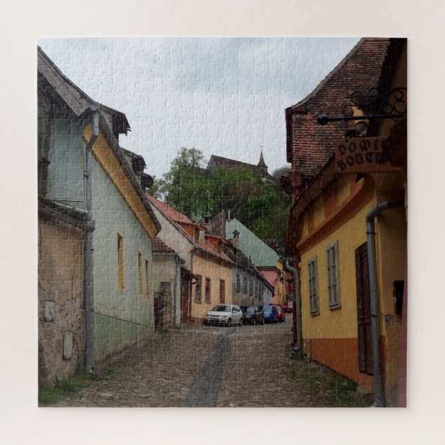 Puzzle de la ville médiévale de Sighisoara (Vertical)