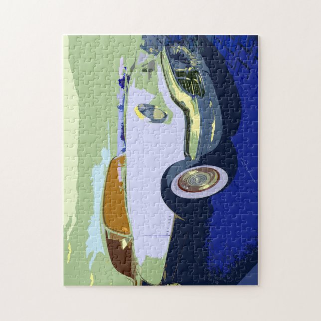 Puzzle de la voiture américaine classique (Vertical)