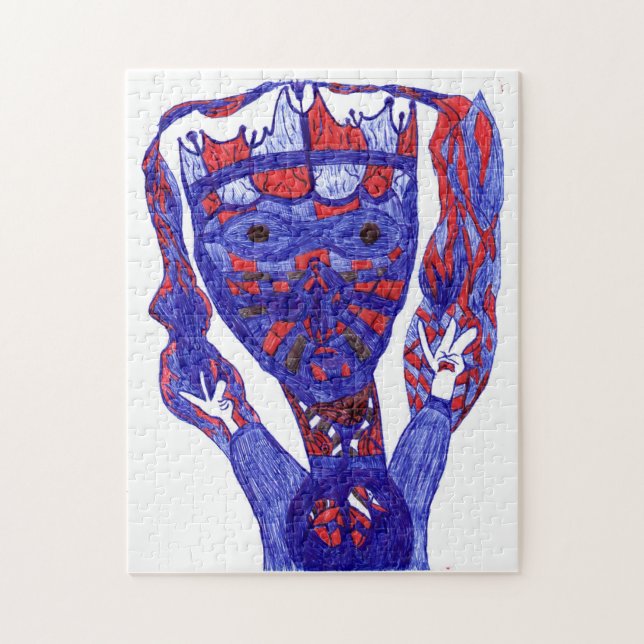 Puzzle de l'Alien américain King ! (Vertical)