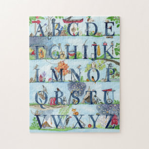 Puzzle de l'alphabet d'aventure