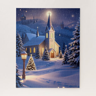 Puzzle de l'église de Noël