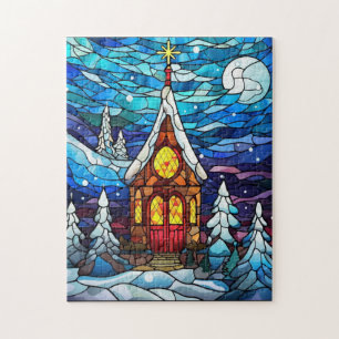 Puzzle de l'église d'hiver