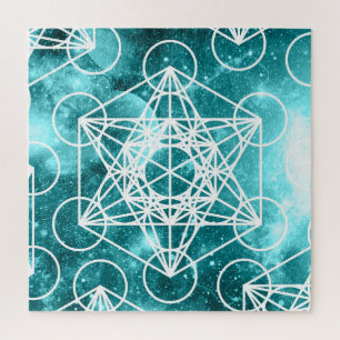 Puzzle de l'espace du cube de Metatron 676