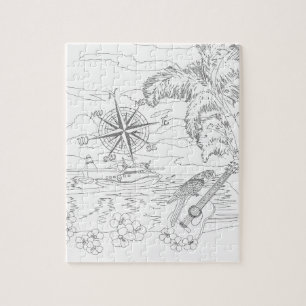 Puzzle de l'île Tropical