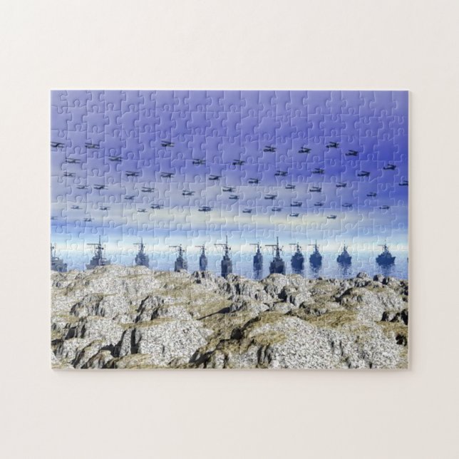 Puzzle de l'invasion (Horizontal)