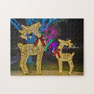 Puzzle de lumières de renne