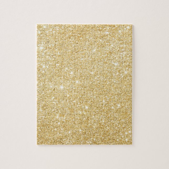 Puzzle de luxe de la Parties scintillant d'or Chic (Vertical)