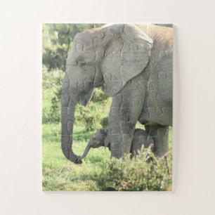 Puzzle de Maman et Baby Elephant