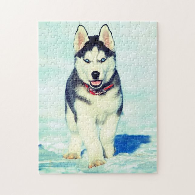 Puzzle de marionnettes de Husky (Vertical)