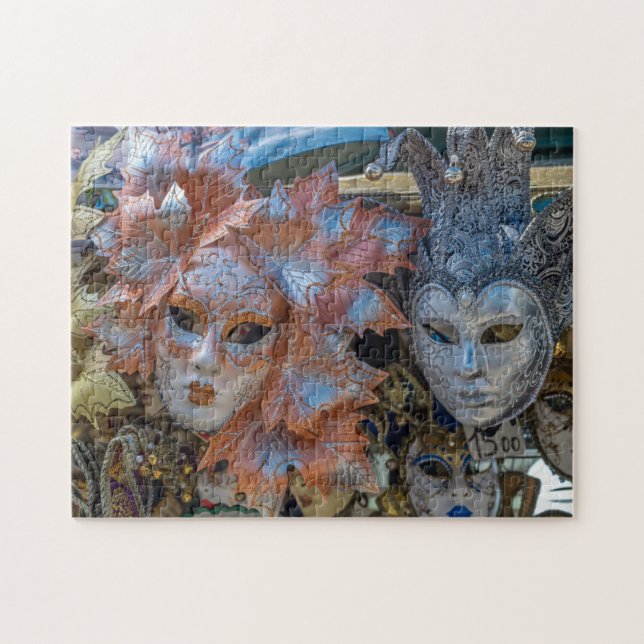 Puzzle de masques du Carnaval de Venise (Horizontal)