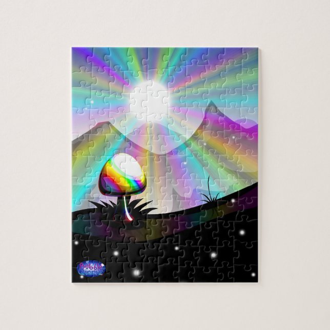 Puzzle de montagne de champignon (Vertical)