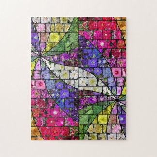 Puzzle de mosaïque de remous de jardin