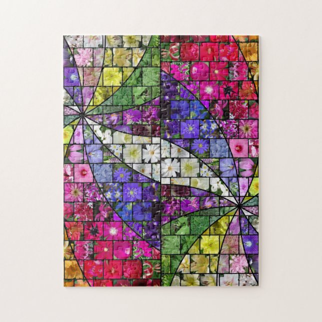 Puzzle de mosaïque de remous de jardin (Vertical)