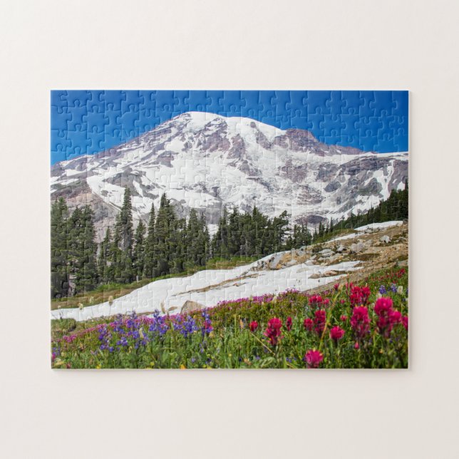 Puzzle de Mt. Rainer de paradis (Horizontal)