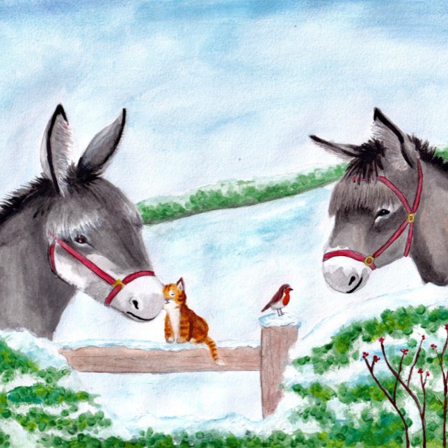Puzzle de Noël Donkey (Créateur téléchargé)