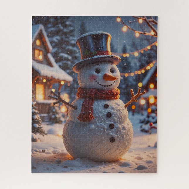 Puzzle de Noël Snowman (Vertical)